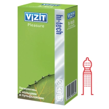 Prezervative Vizit N12 "Hi-Tech" Pleasure