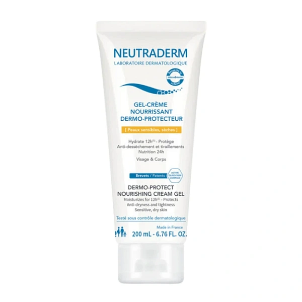 NEUTRADERM Dermo-protect Cremă-gel hranitoare pentru pielea uscată, 200ml
