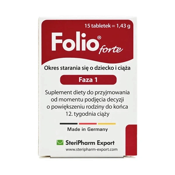 Folio forte (faza 1- ac.folic, D3, B12, iod) comp. N90