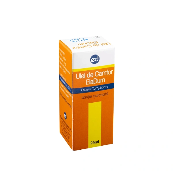 Camfor Eladum 10% 25ml sol.ulei
