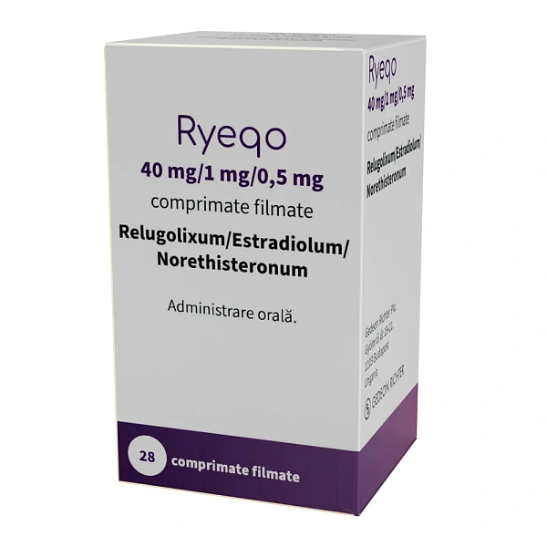 Ryeqo 40mg/1mg/0,5mg  comp.film. N28 Ryeqo 40mg/1mg/0,5mg  comp.film. N28