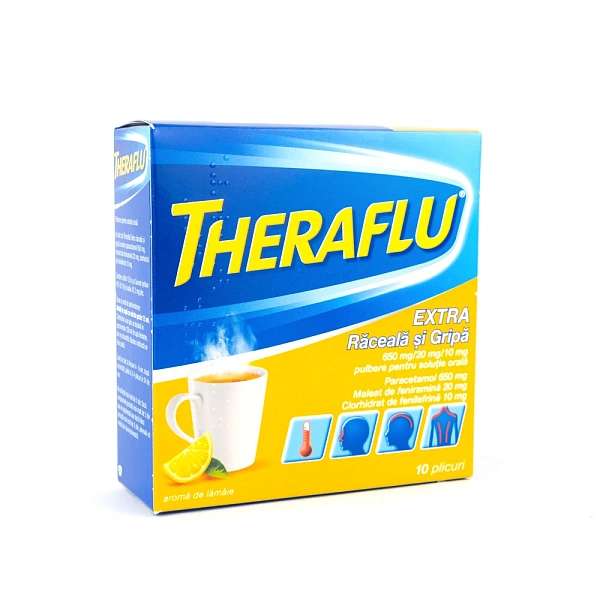 Theraflu Extra Cold&Flu lamiie pulb.sol.orala 15g N10 