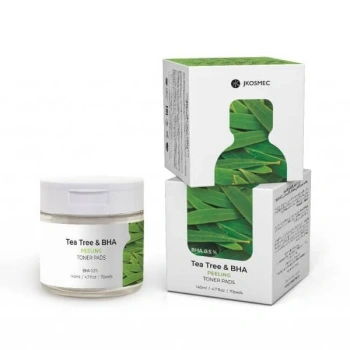 JKOSMEC Discuri-Toner-Peeling pentru față cu arbore de ceai si BHA