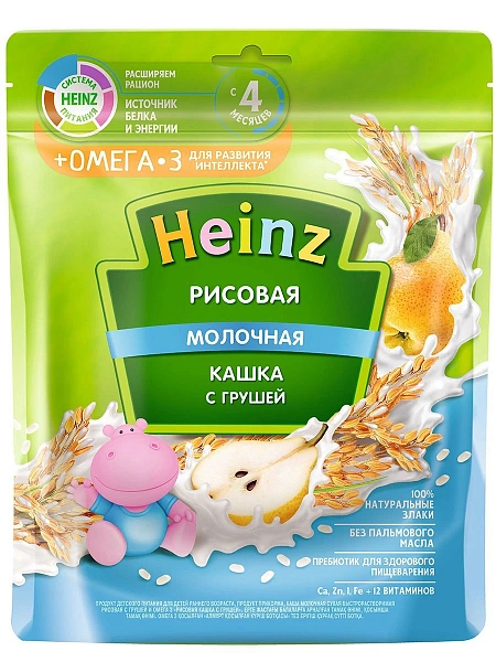 Heinz Terci Orez Omega 3 cu lapte și pară 200g