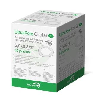 Pansament adeziv pentru ochi, forma ovala 5.7x8.2cm Ultra Pore Forans