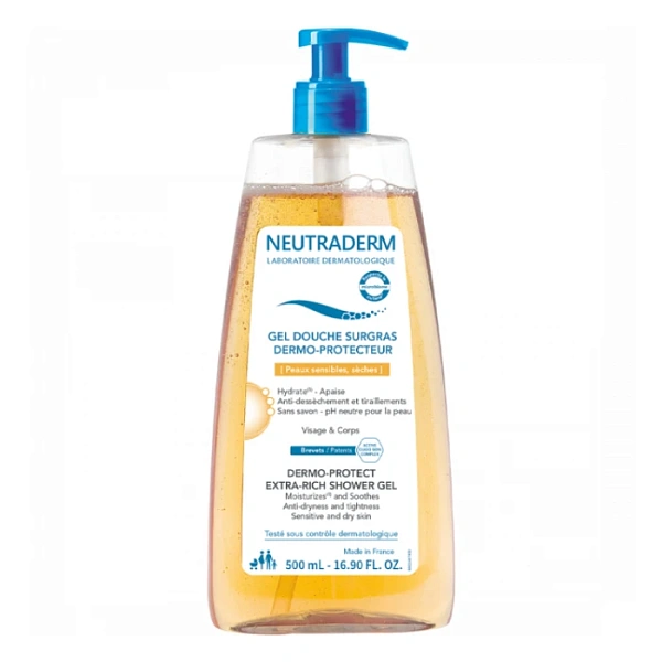 NEUTRADERM Dermo-protect Gel de duș extra-rich pentru piele uscată, 500ml