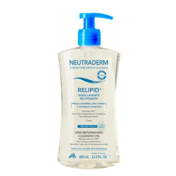 NEUTRADERM Relipid+ Ulei de curățare pentru pielea atopică pentru corp, 400ml