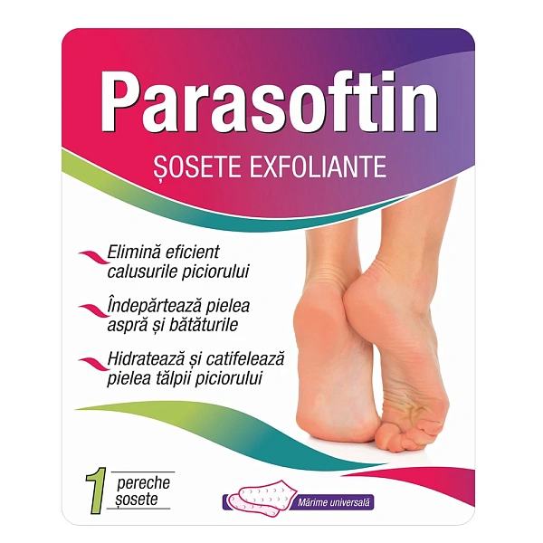 Parasoftin sosete exfoliante pereche N1