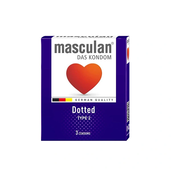Prezervative Masculan type2 Dotted N3 Prezervative Masculan type2 Dotted N3