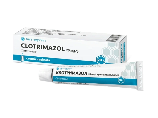 Clotrimazol 10mg/g 20g cremă (Farmaprim)