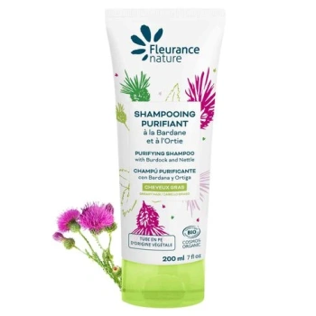 Fleurance Nature Șampon cu extract de brusture (par gras) 200ml