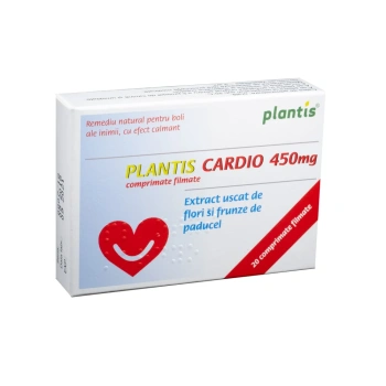 Plantis cardio 450mg comp. film. N20
