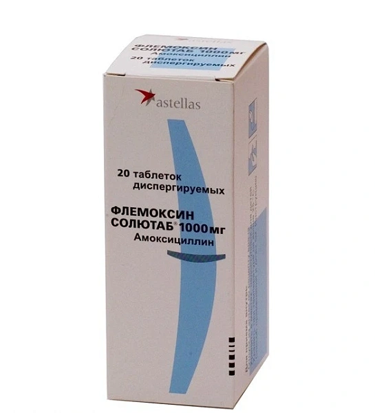 Flemoxin solutab 1000mg comp. N5x4 Flemoxin solutab 1000mg comp. N5x4