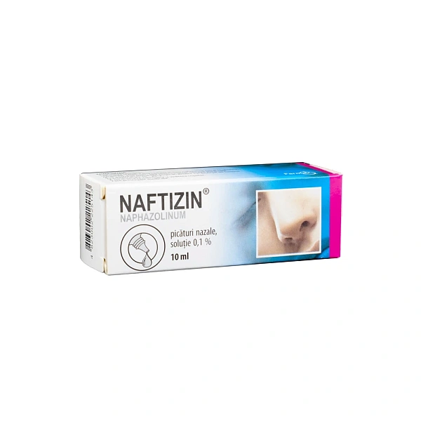 Naftizin 0.1% 10ml pic.naz. cu pipeta (Farmak)