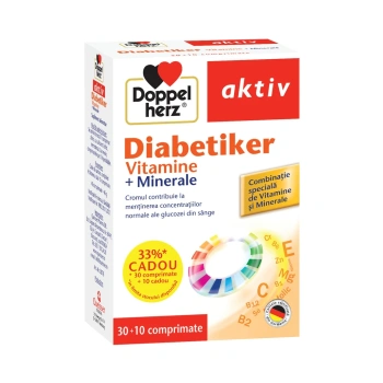 Doppelherz Diabetiker Vitamine+Minerale comp. N30+Cadou