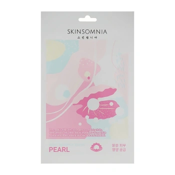 JK SKINSOMNIA Masca pentru față din țesătura cu extract de perla, 25ml,