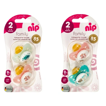 NIP Family F Suzetă latex, mărimea 2 (5-18luni) N2