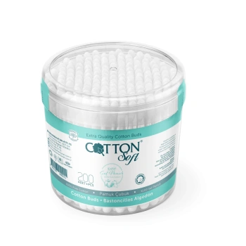 Cotton Soft Bețișoare igienice 200buc Cilindru