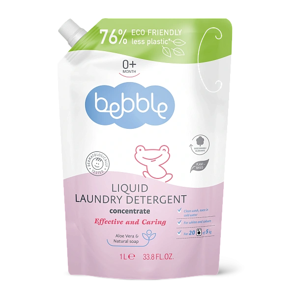 Bebble Detergent lichid 1000ml (rezervă)