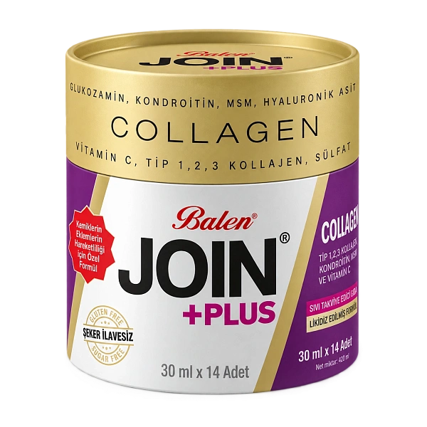 Balen Join+Plus flacon 30ml N14 (Tip1,2,3 Collagen,Glucozamina,Hondroitin,MSM,Acid Hyal.,Vit.C)