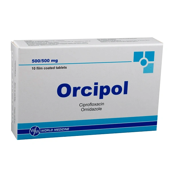 Orcipol 500mg+500mg comp. film. N10 Orcipol 500mg+500mg comp. film. N10