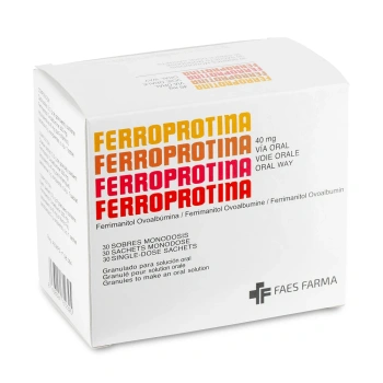 Ferroprotina 40 mg, granule pentru soluție N30