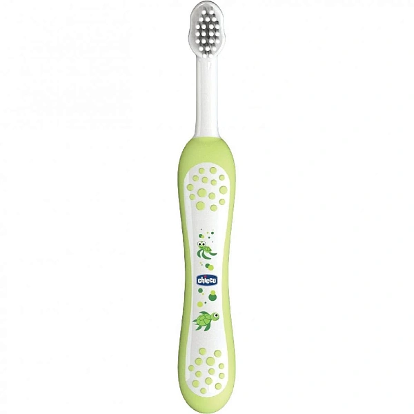 Chicco Periuță de dinți verde, 6+, 1 buc (69580)