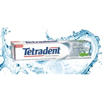 Tetradent pastă de dinți Zâmbet alb , 75ml