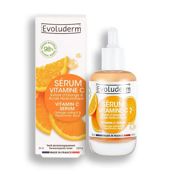 Evoluderm Ser pentru față cu vitamina C, 30ml (22017) Evoluderm Ser pentru față cu vitamina C, 30ml (22017)