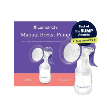 Lansinoh Pompă manuală pentru sîn, 0+ (50555)
