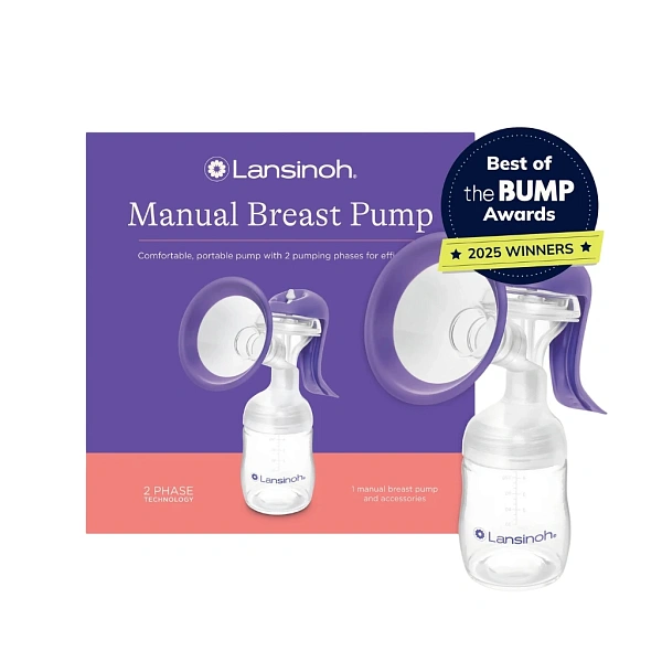 Lansinoh Pompă manuală pentru sîn, 0+ (50555)