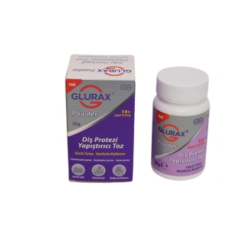 GLURAX pudră adezivă pentru proteză dentară 20g N1