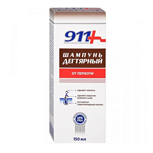 911 Sampon "Degtiarnii" antimatreata, antipsoriaza 150ml