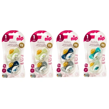 NIP Family B Suzetă latex, mărimea 1 (0-6luni) N2