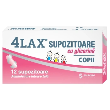4LAX supozitoare cu glicerina copii Nr.12