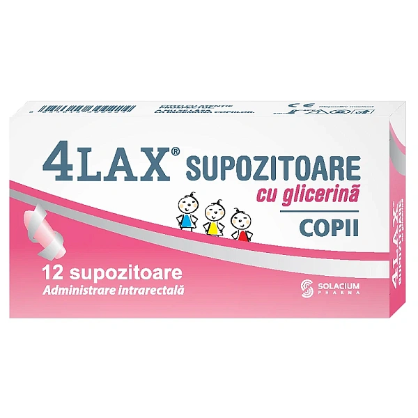 4LAX supozitoare cu glicerina copii Nr.12