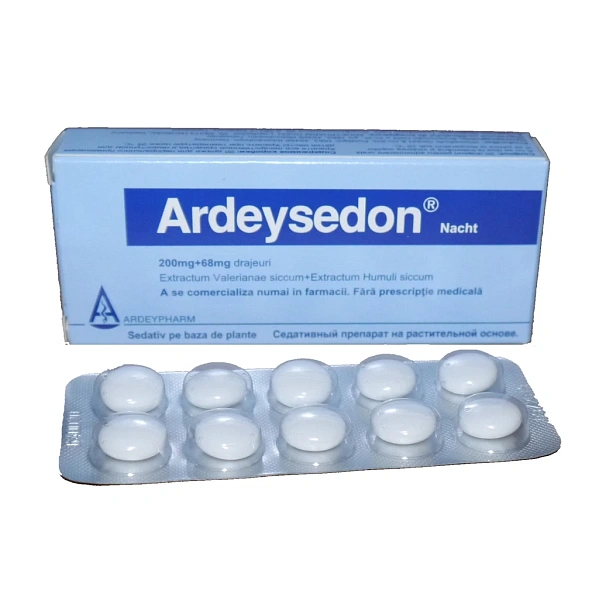 Ardeysedon Nacht 200mg+68mg draj. N10x2 OTC