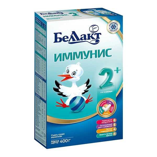 Bellact Amestec de lapte Imunis 2+ 400g Bellact Amestec de lapte Imunis 2+ 400g