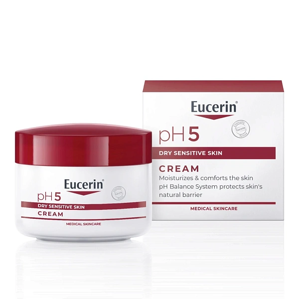 Eucerin pH5 Cremă pentru piele sensibilă și uscată (față, corp) 75ml