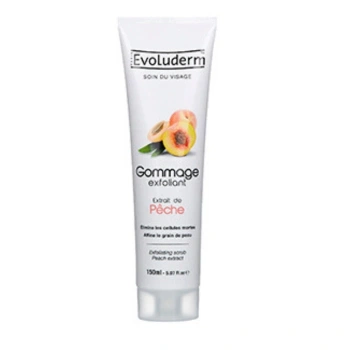 Evoluderm Gomaj exfoliant pentru fată cu extract de piersici, 150ml (3020)
