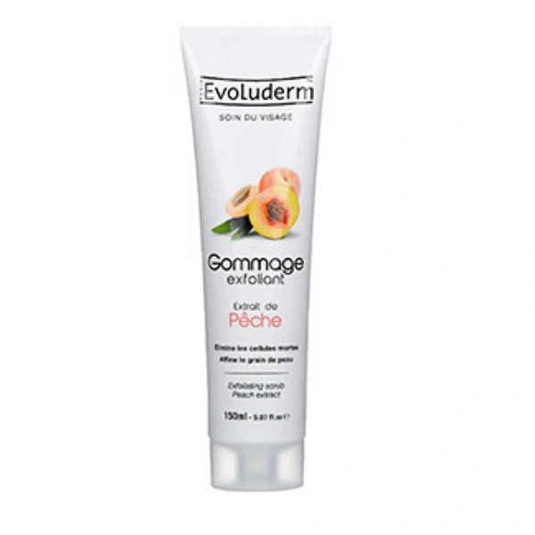 Evoluderm Gomaj exfoliant pentru fată cu extract de piersici, 150ml (3020)
