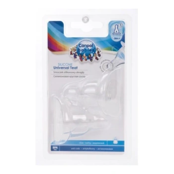 Canpol Baby 18/115 Tetina silicon lent 3+ 2buc
