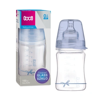 Canpol Baby  74/104 LOVI Biberon din sticlă 150ml Baby Shower B