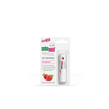 Sebamed Balsam pentru buze SPF 30 cu aroma de capșuna 4,8g 
