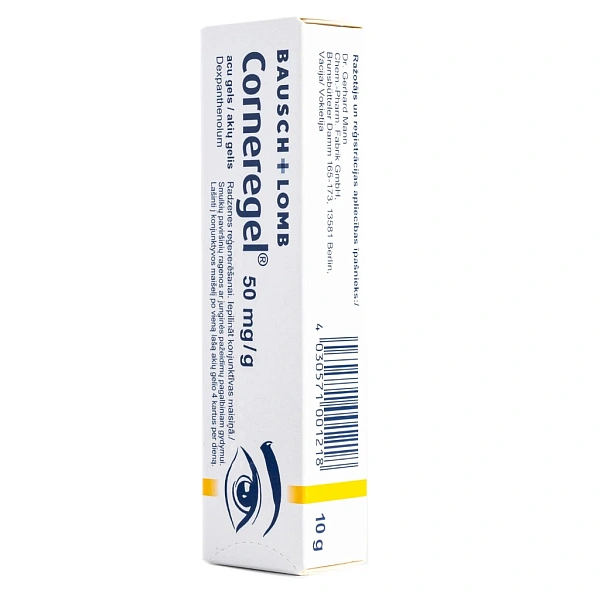 Corneregel 50mg/g gel opht. 10.0 (dexpantenolum)