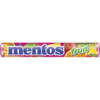 Mentos Drajeu de mestecat Fruit 37g