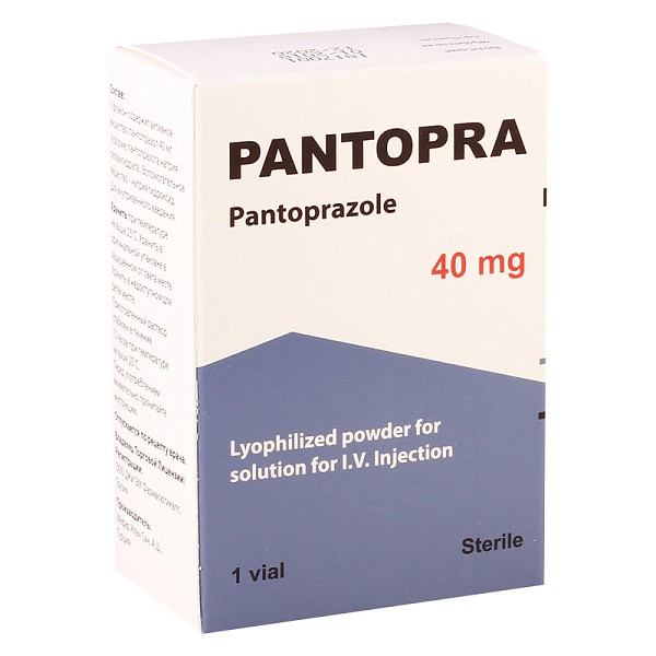 Pantopra 40mg pulb.liof./sol.inj. N1