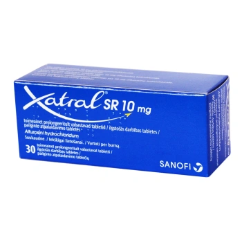 Xatral SR 10mg comp. elib. prel. N10x3 Xatral SR 10mg comp. elib. prel. N10x3