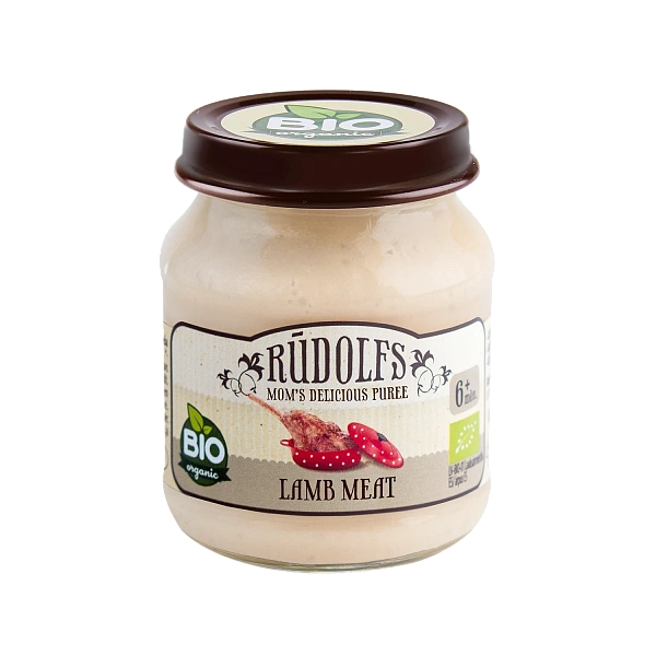 Rudolfs Organic Piure Carne de miel 120g (6+) Rudolfs Organic Piure Carne de miel 120g (6+)