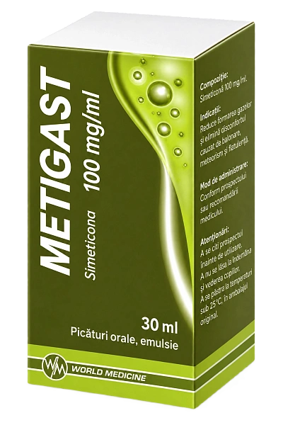 Metigast 100mg/ml 30ml pic.orale, emulsie